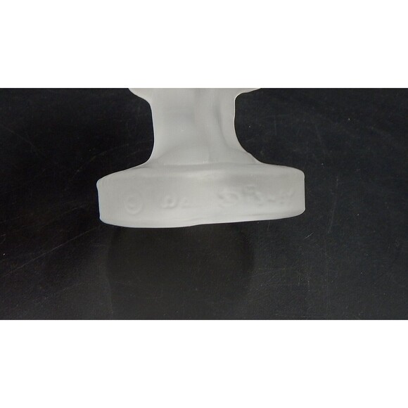 Walt Disney Productions Minnie Mouse Figurine Frosted Glass 5 Inch Italy - Picture 9 of 13